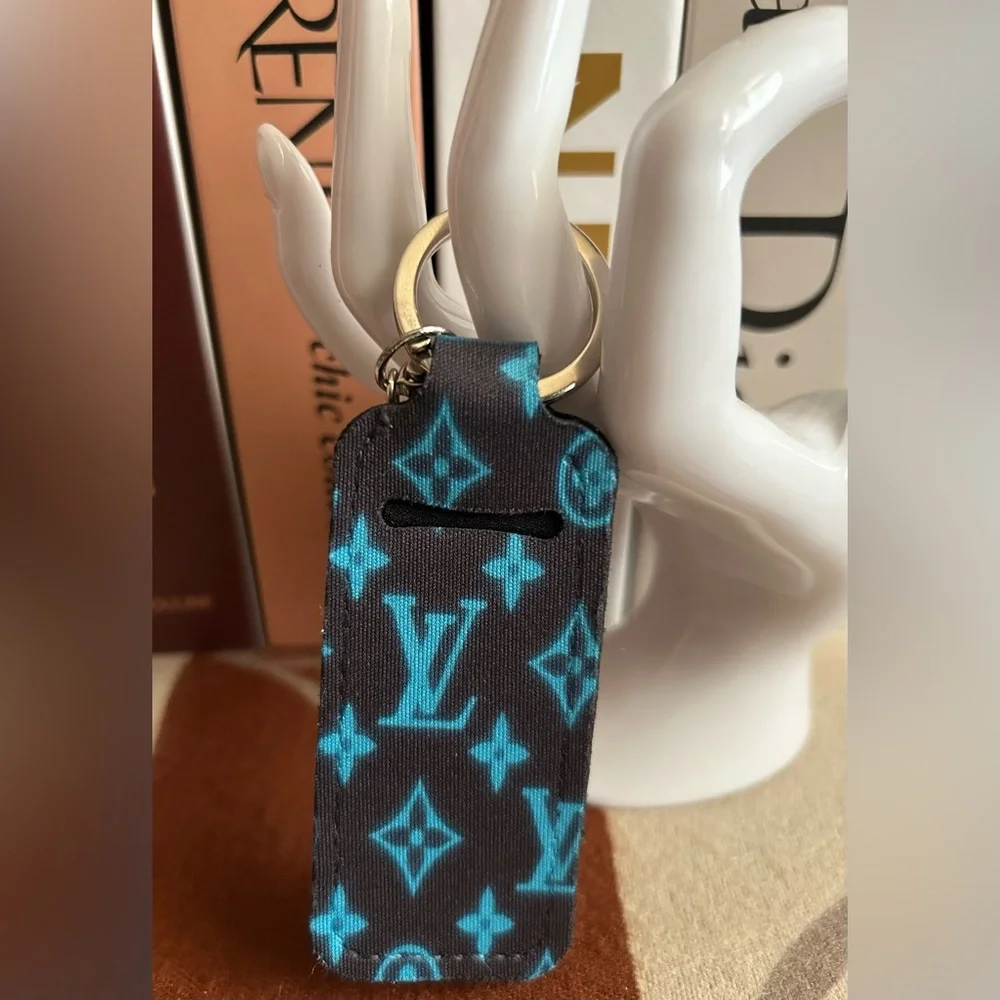 💙 For My Best Friend 💙 Stylish Fashion LV Chapstick Holder Keychain 💙